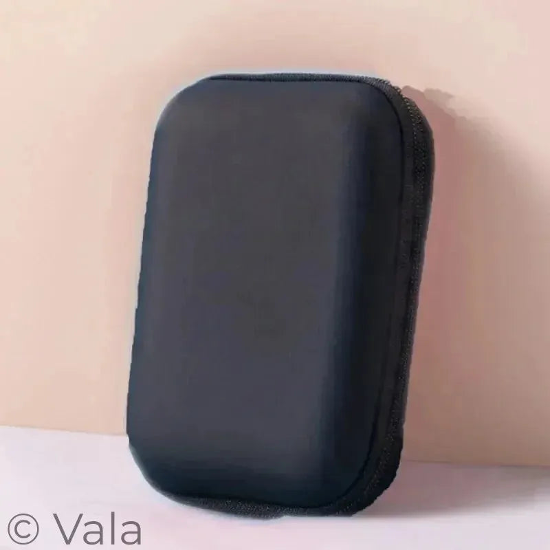 Compact Travel Case – Earphones, Cables & Cards Organizer