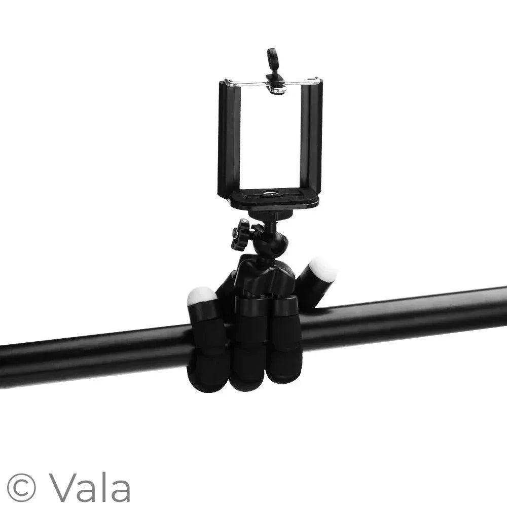Octopus Phone Tripod – Flexible Mini Stand with Bluetooth Remote Shutter