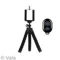 Octopus Phone Tripod – Flexible Mini Stand with Bluetooth Remote Shutter