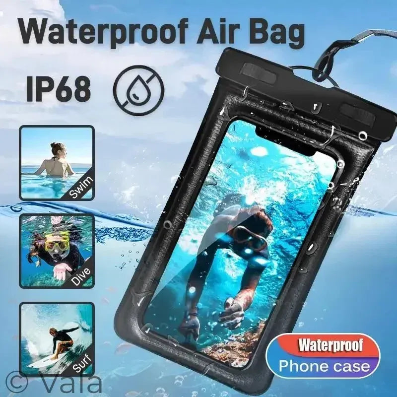Floating Waterproof Phone Pouch – IP68, Universal Fit up to 6.7"