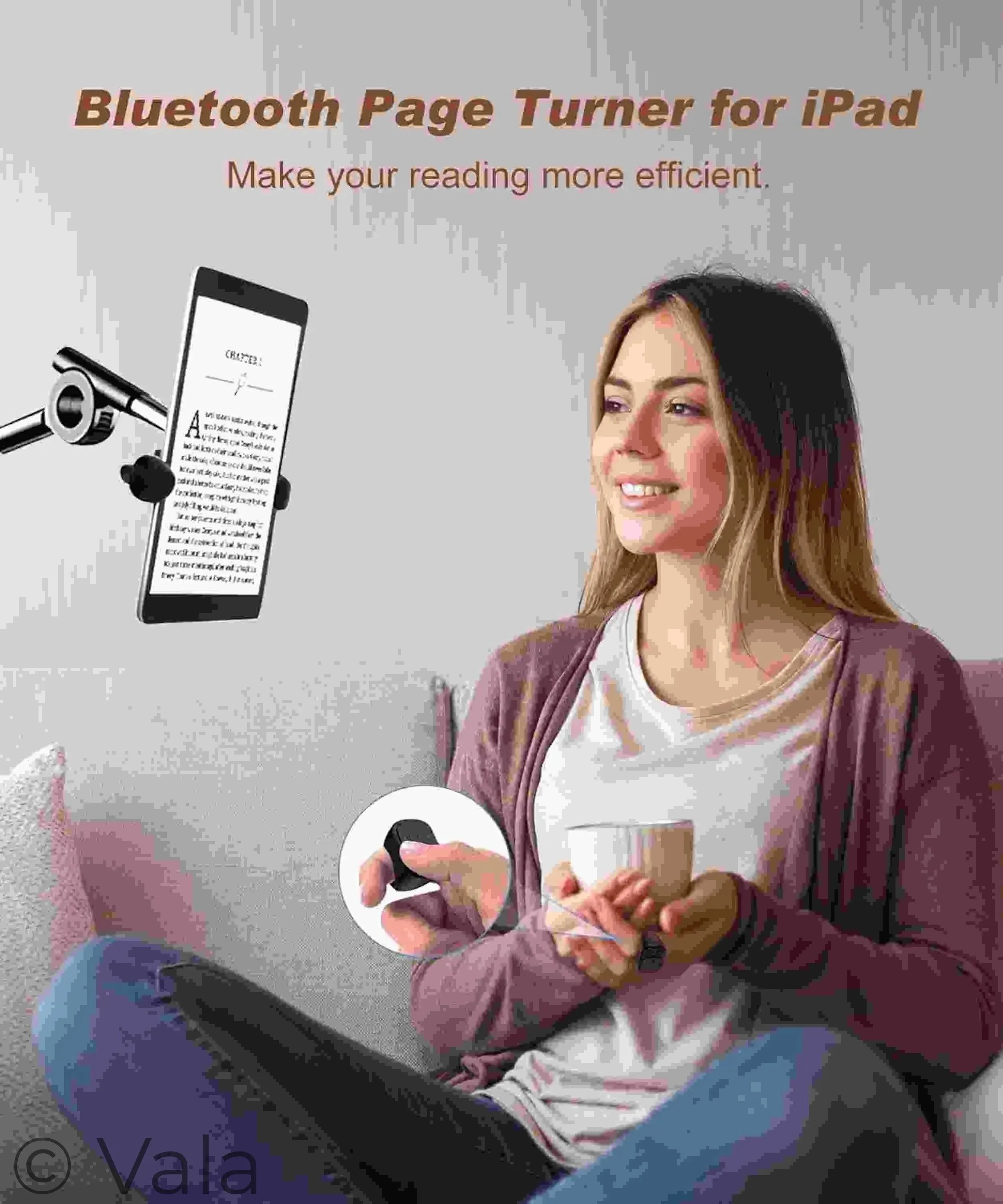 Bluetooth Scrolling Ring Remote – TikTok, Camera & Music Control