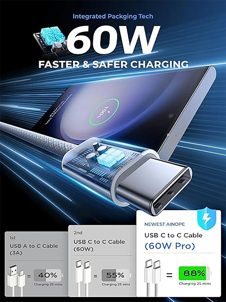 USB-C PD Fast Charging Cable