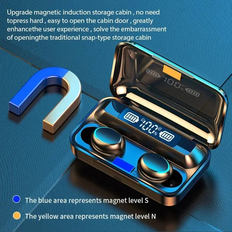 DAMORE F9 TWS Wireless Earbuds with ANC