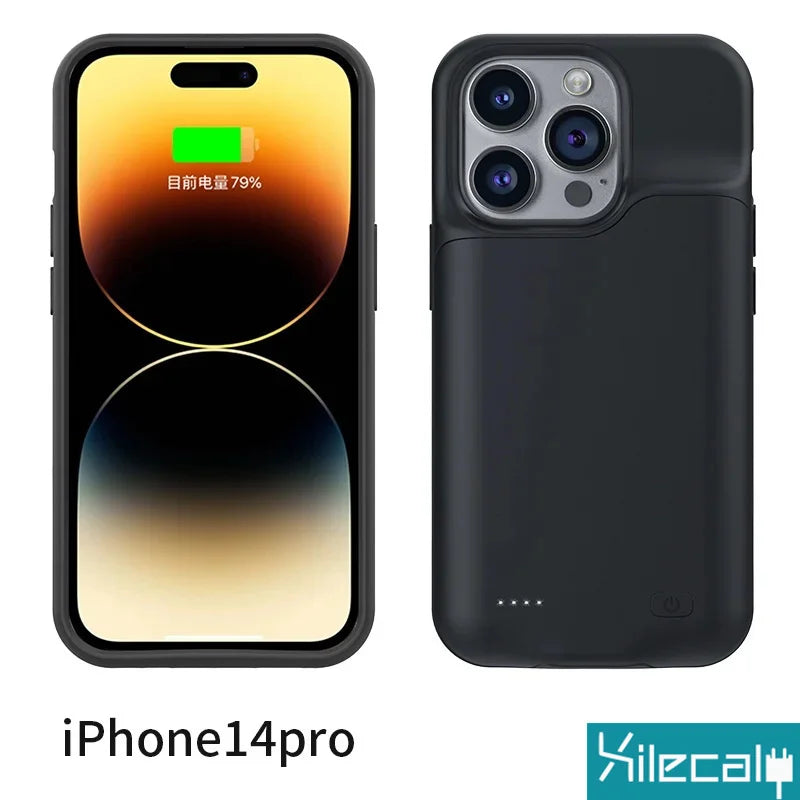 iPhone Battery Case with Built-in Power Bank