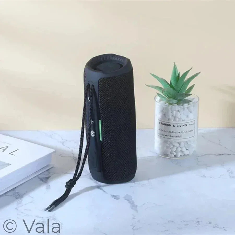 Portable Bluetooth Speaker – 360° Stereo, FM Radio, TWS & LED Lights