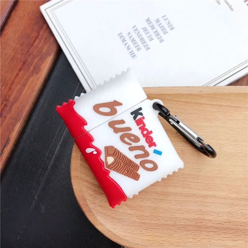 Premium Cute Ice Cream AirPods Case | Soft Silicone Protective Cover | Compatible with AirPods 1, 2, 3, 4 & Pro