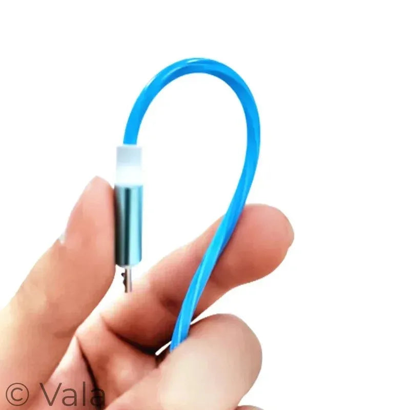 LED Glowing Charging Cable – USB-C & Micro USB, 3A Fast Charge