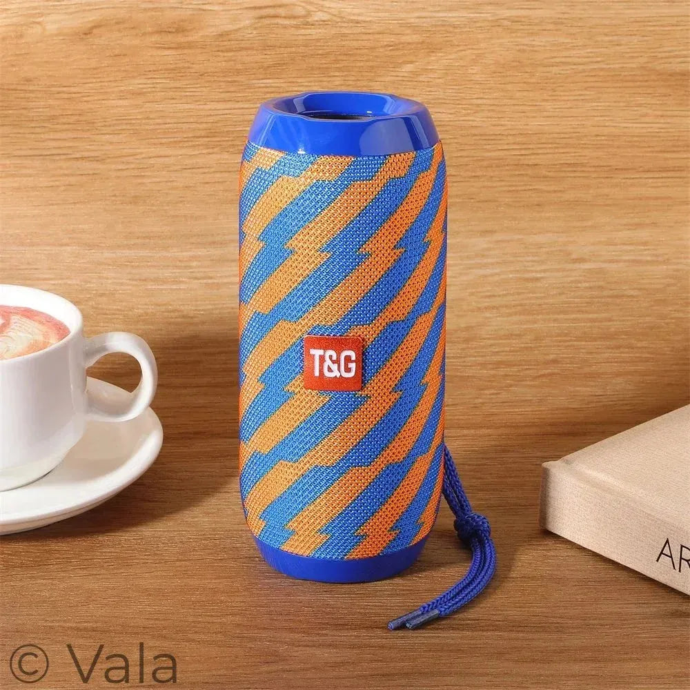 Portable Bluetooth Speaker – 360° Stereo, FM Radio, TWS & LED Lights