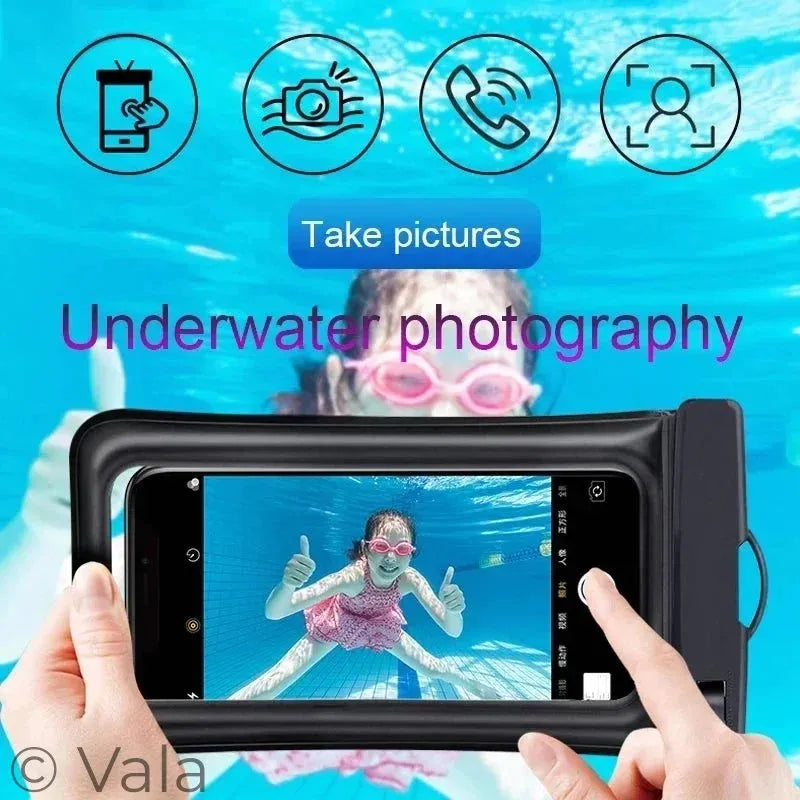 Floating Waterproof Phone Pouch – IP68, Universal Fit up to 6.7"