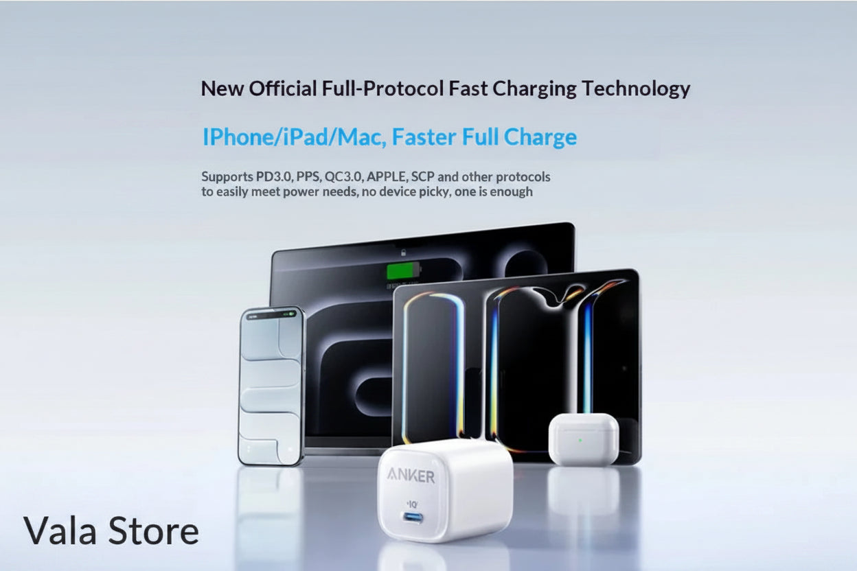 Anker 30W PD Fast Charger | USB-C Wall Charger for iPhone & Samsung