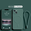 MagSafe Liquid Silicone iPhone Case – Wireless Charging, Shock-Proof & Anti-Scratch, iPhone X–16 Pro Max