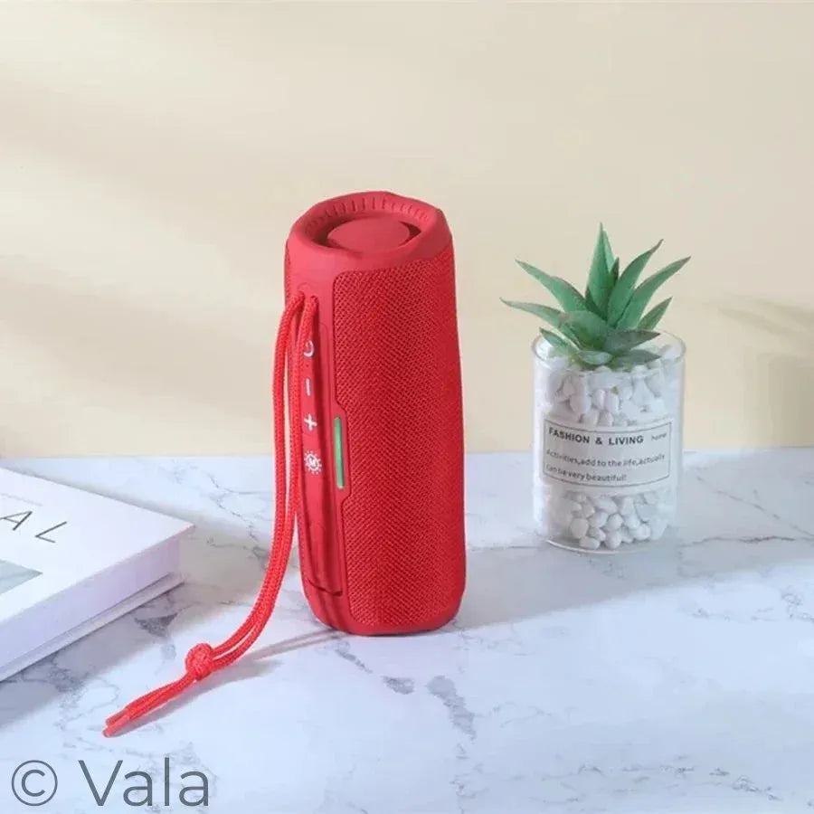 Portable Bluetooth Speaker – 360° Stereo, FM Radio, TWS & LED Lights