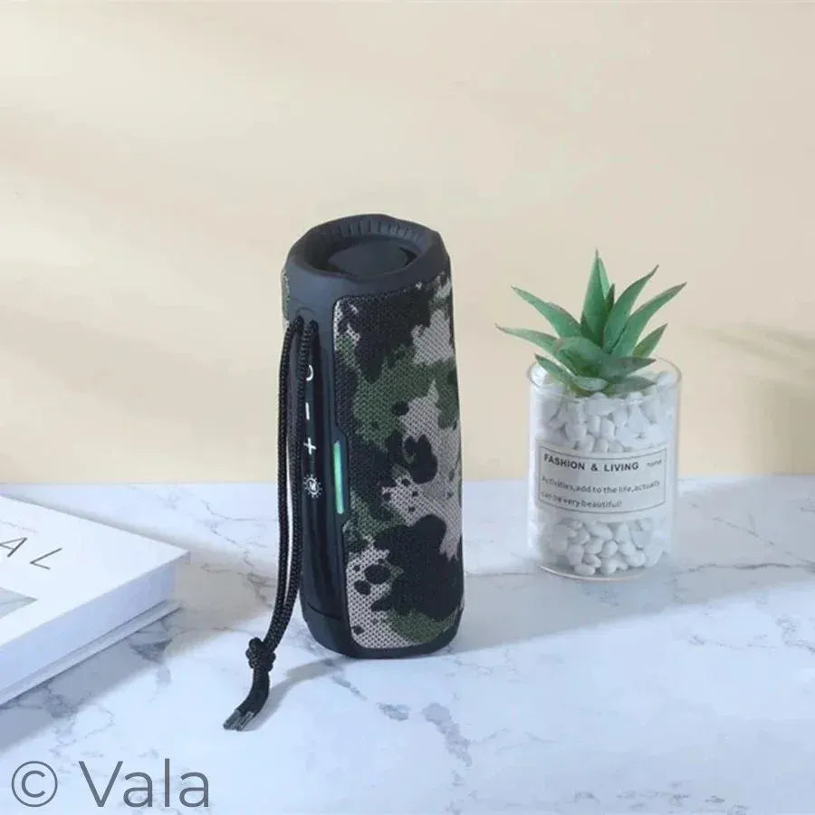 Portable Bluetooth Speaker – 360° Stereo, FM Radio, TWS & LED Lights