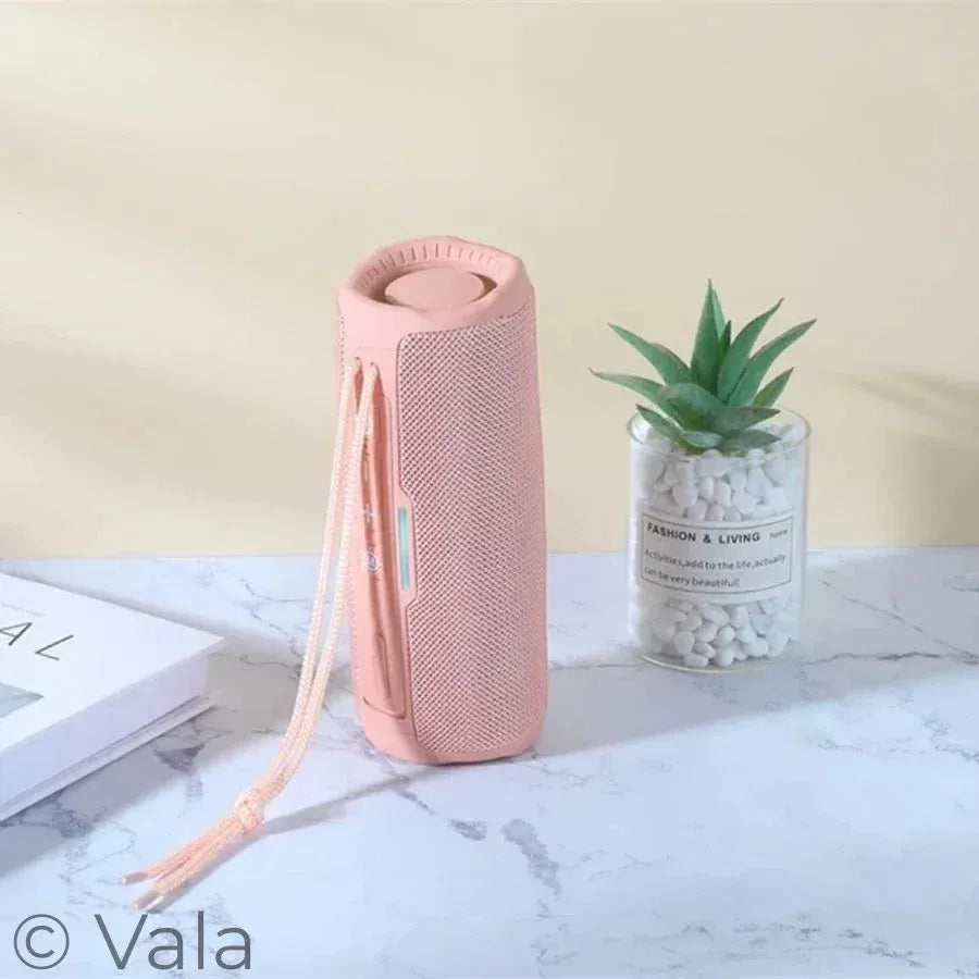 Portable Bluetooth Speaker – 360° Stereo, FM Radio, TWS & LED Lights