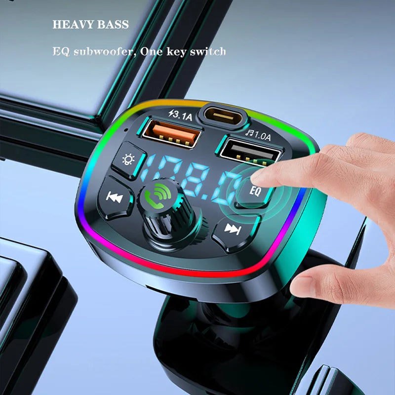 Fireurus Bluetooth 5.0 FM Transmitter for Car