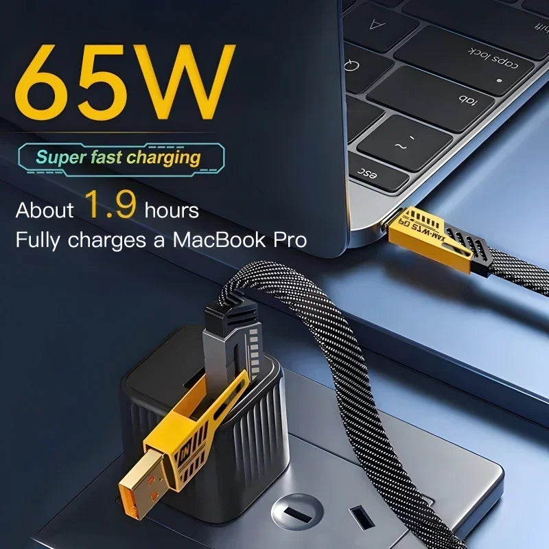 4-in-1 Mecha Fast Charging Cable (65W / PD 27W)