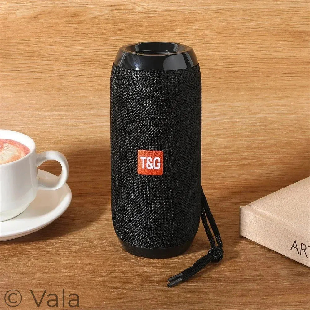 Portable Bluetooth Speaker – 360° Stereo, FM Radio, TWS & LED Lights