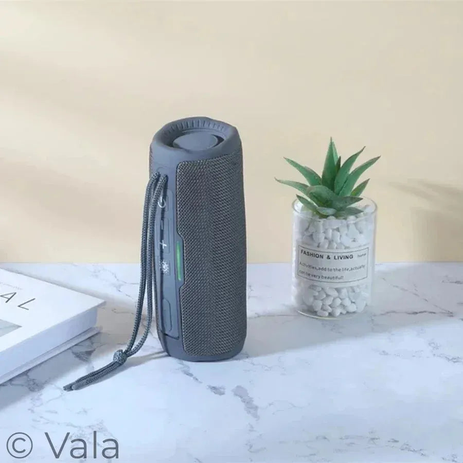 Portable Bluetooth Speaker – 360° Stereo, FM Radio, TWS & LED Lights