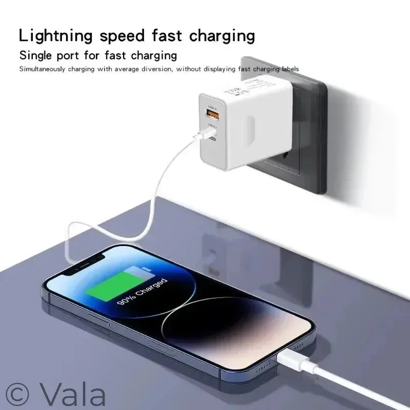 120W Fast Charger for iPhone, Samsung & Xiaomi