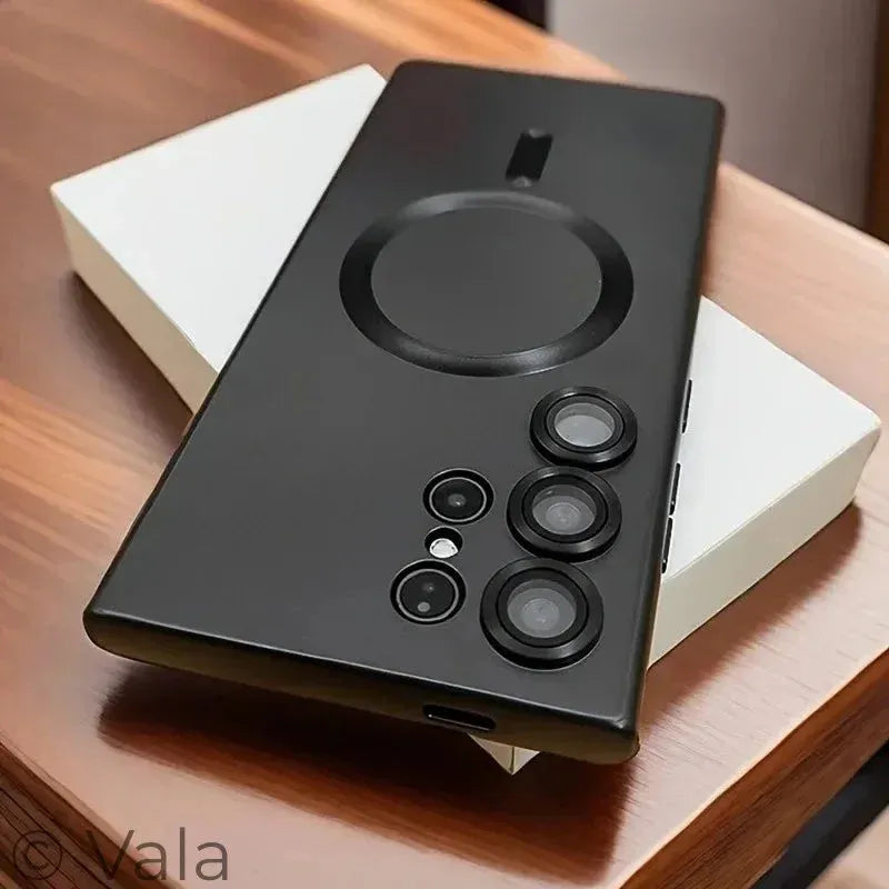 Premium Magnetic Matte Samsung Case | Drop Protection & Wireless Charging | S23 to S26 Ultra