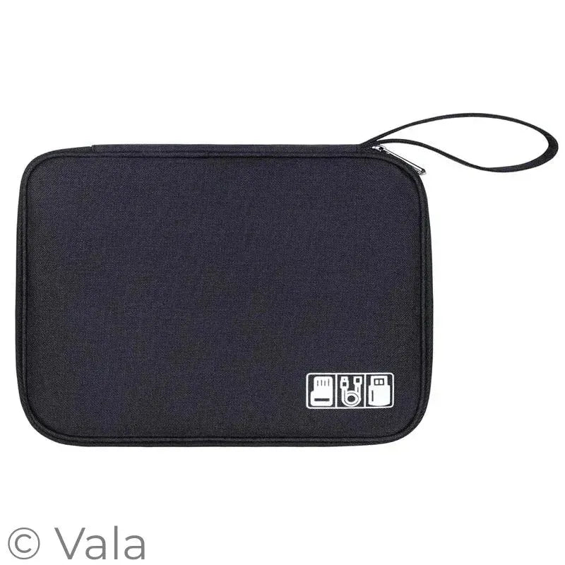 Waterproof Travel Tech Organizer Bag – Cables, Cards & Accessories