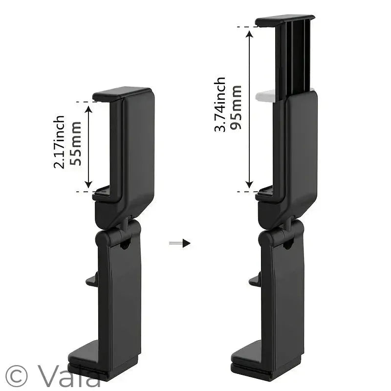 Portable Travel Phone Holder – Foldable, 360° Adjustable, Airplane & Desk Stand