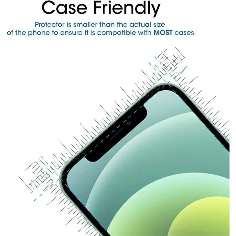 iPhone Tempered Glass Screen Protector (3 Pack)