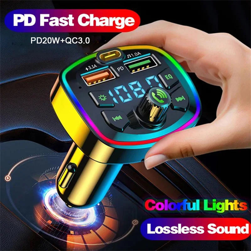 Fireurus Bluetooth 5.0 FM Transmitter for Car
