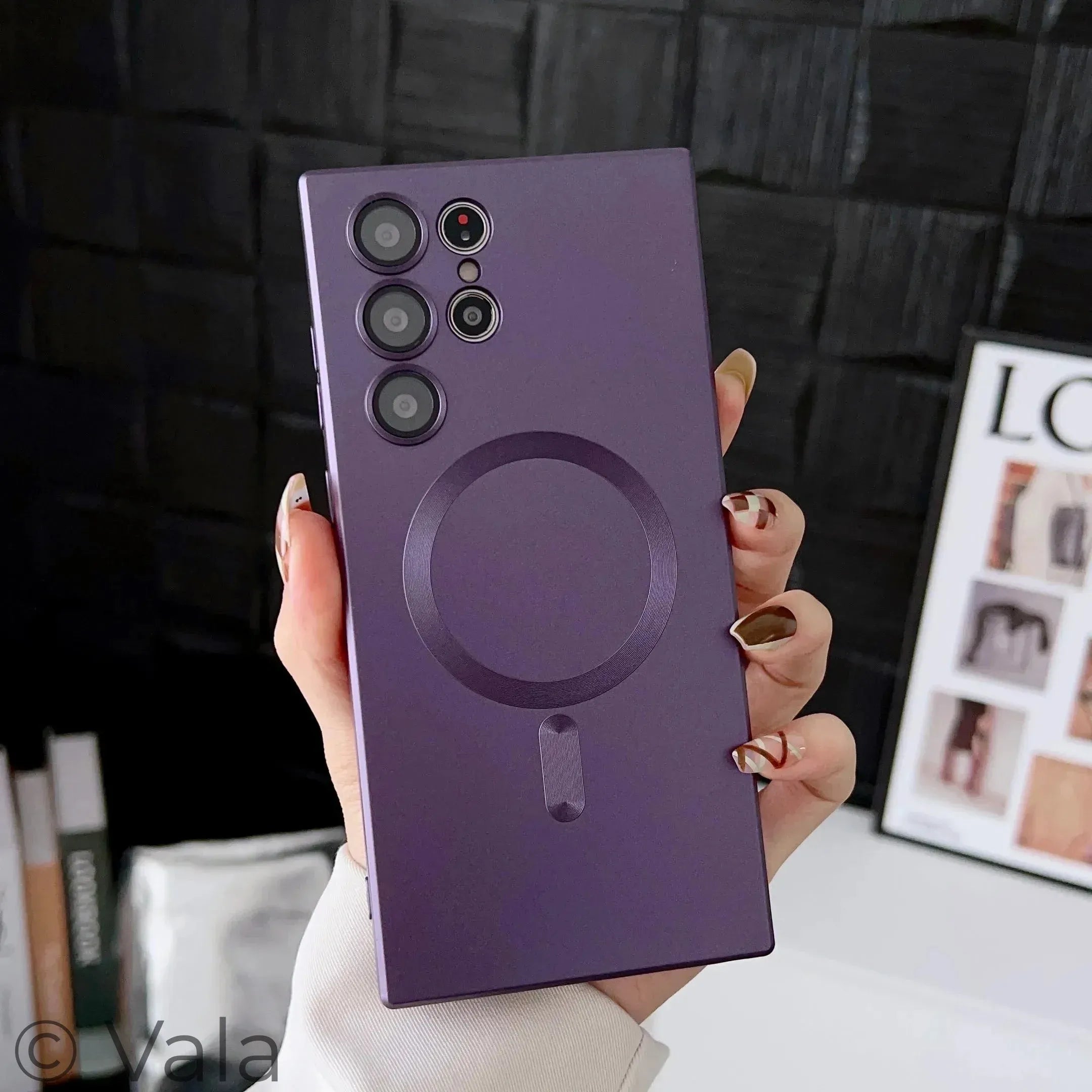 Premium Magnetic Matte Samsung Case | Drop Protection & Wireless Charging | S23 to S26 Ultra