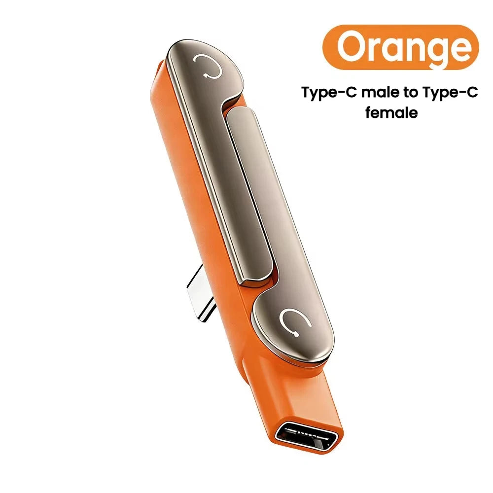 Foldable Phone Stand with Built-in Charging Adapter
