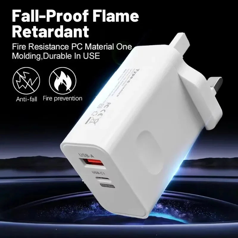 120W Fast Charger for iPhone, Samsung & Xiaomi