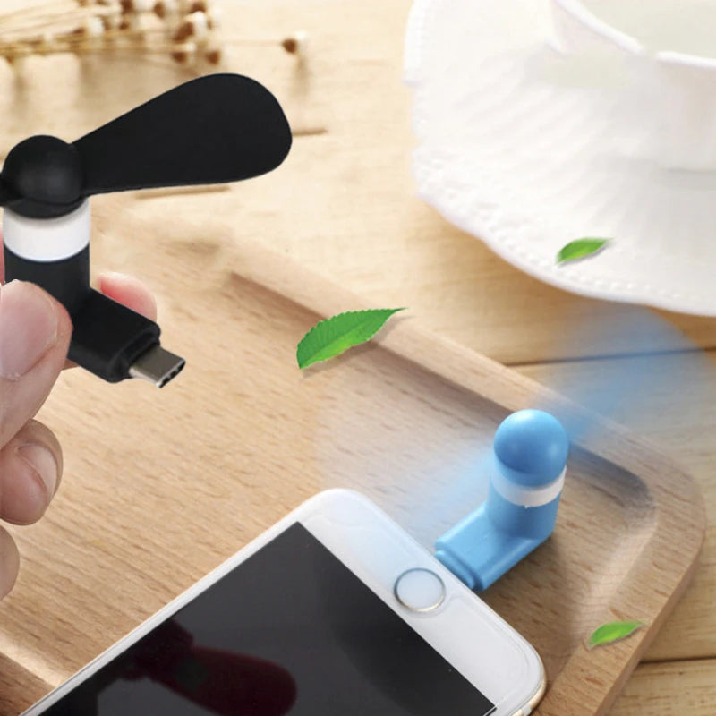 Mini Portable USB Fan – Phone Cooler
