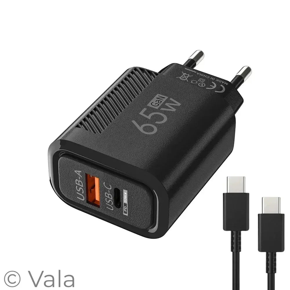USB-C PD Fast Charger – Quick Charge 3.0, US & EU Plug