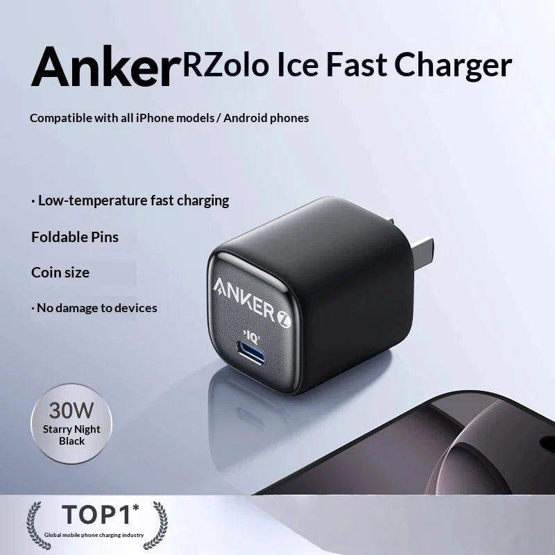 Anker 30W PD Fast Charger | USB-C Wall Charger for iPhone & Samsung