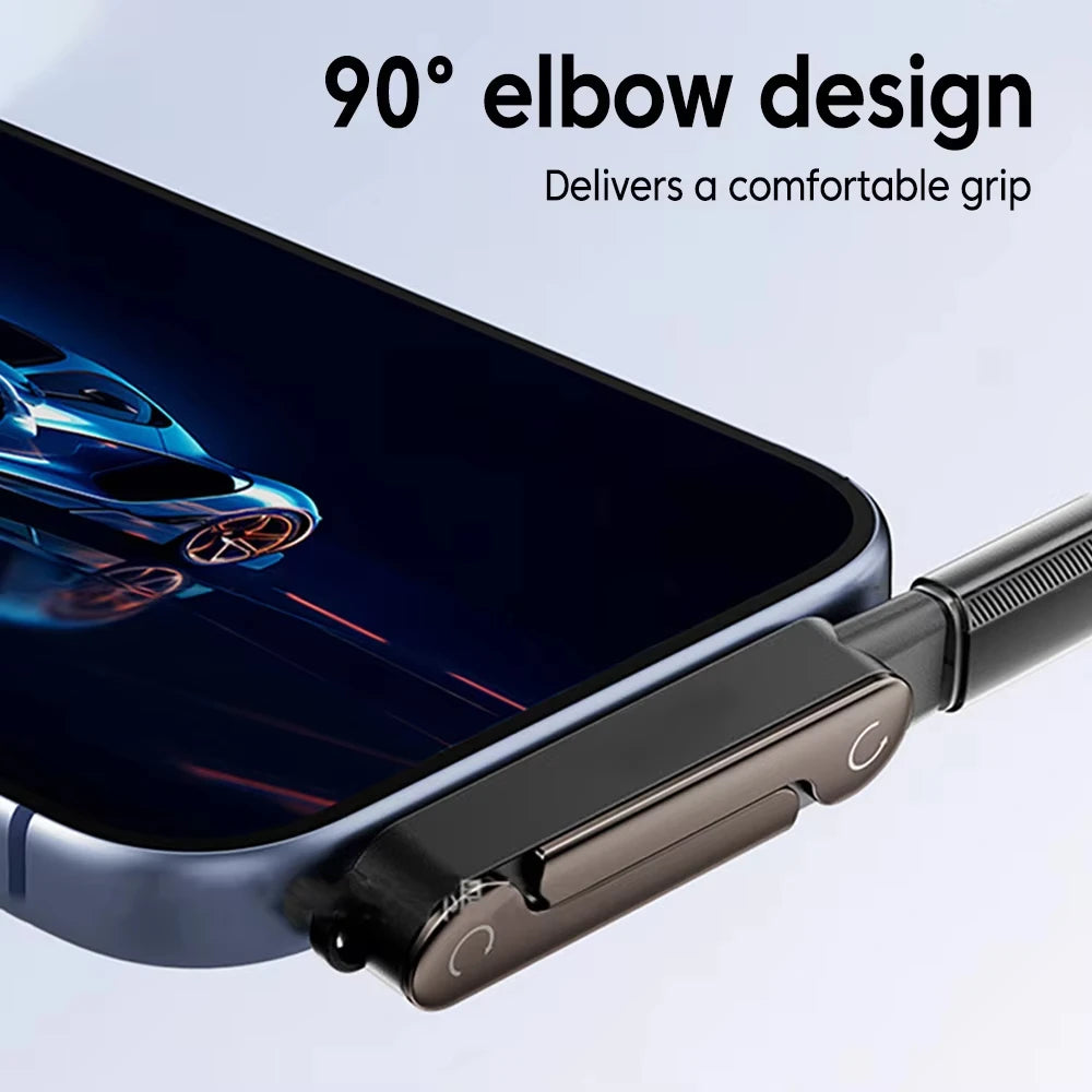 Foldable Phone Stand with Built-in Charging Adapter