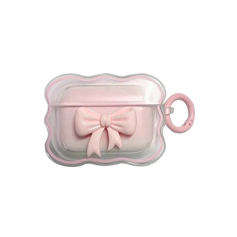 Cute 3D Bow AirPods Protective Case