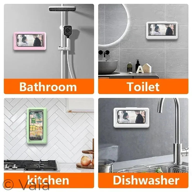 Waterproof Wall-Mount Phone Holder