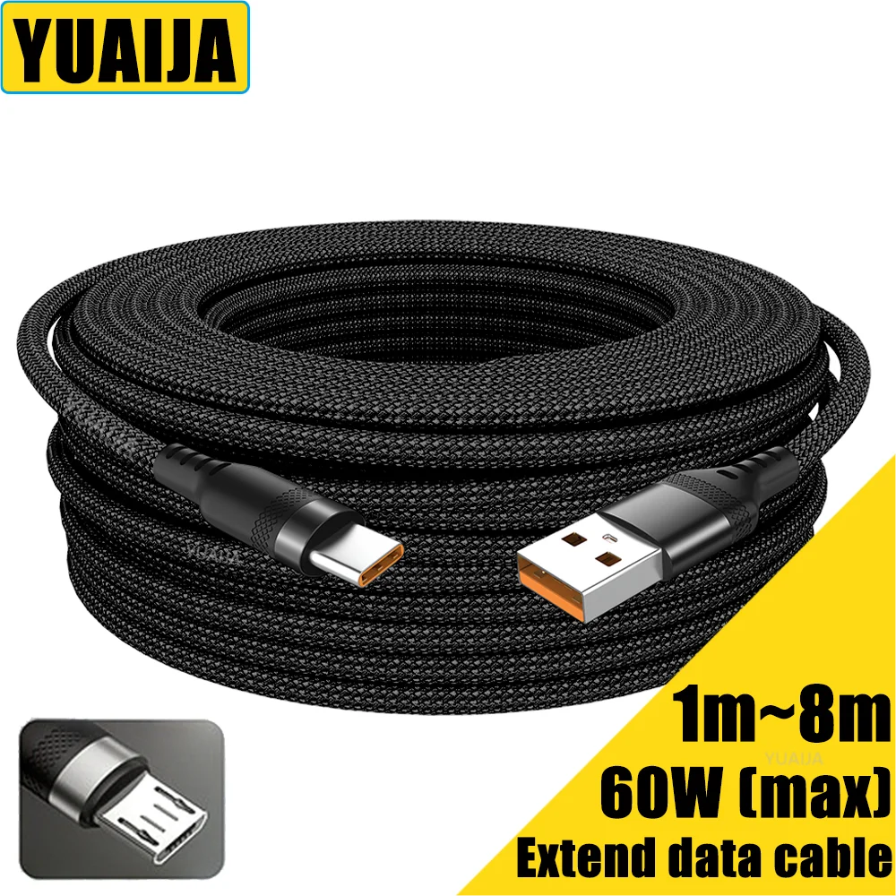 Fast Charging Cable – USB-C & Micro USB