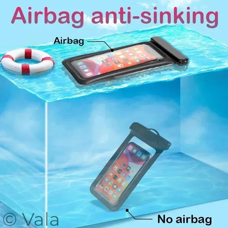 Floating Waterproof Phone Pouch – IP68, Universal Fit up to 6.7"