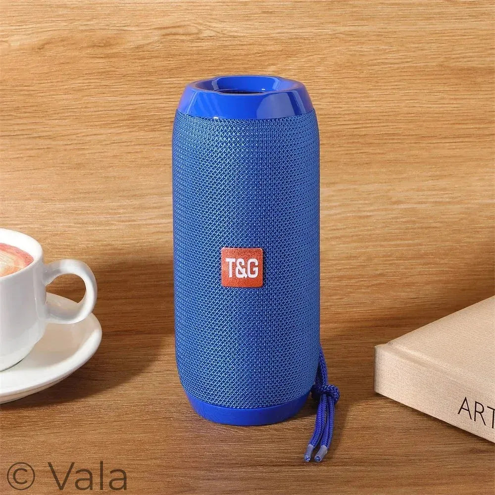 Portable Bluetooth Speaker – 360° Stereo, FM Radio, TWS & LED Lights