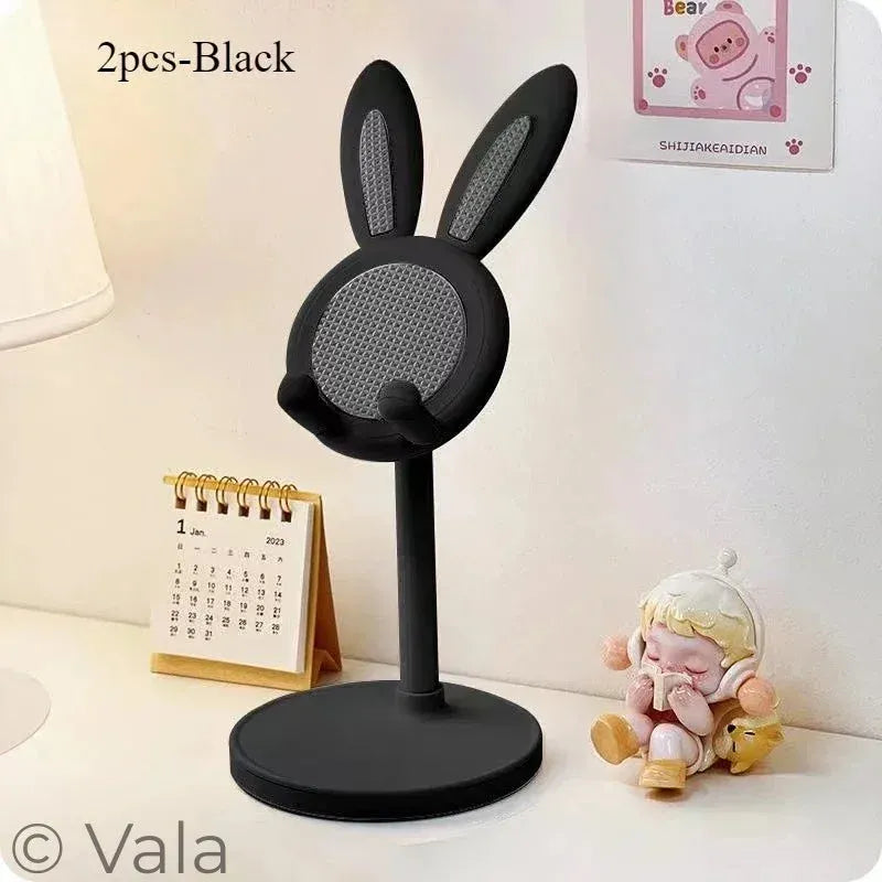 Rabbit Phone Stand – Cute Adjustable Desk Holder, Universal Fit