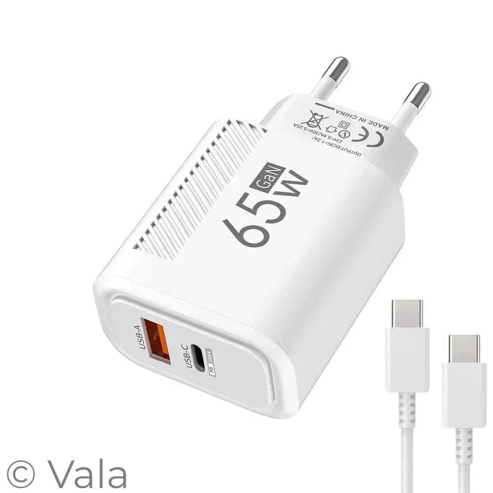 USB-C PD Fast Charger – Quick Charge 3.0, US & EU Plug