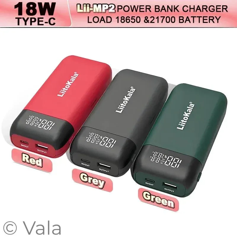 Dual Bay Battery Charger & Power Bank