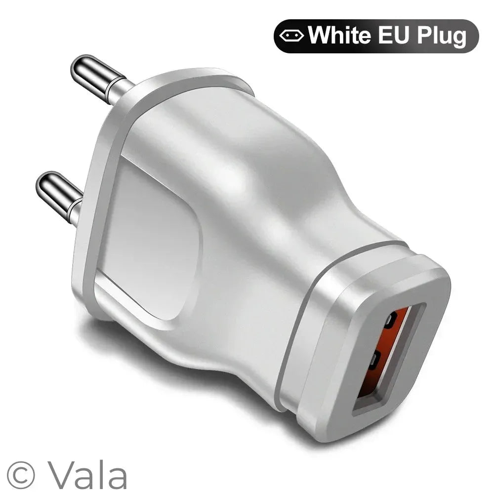 5V USB Wall Charger – Compact Power Adapter, US & EU Plug