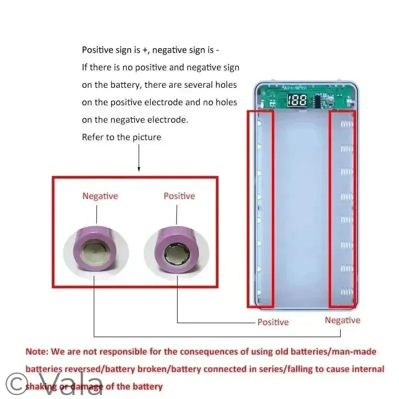 18650 DIY Power Bank Case
