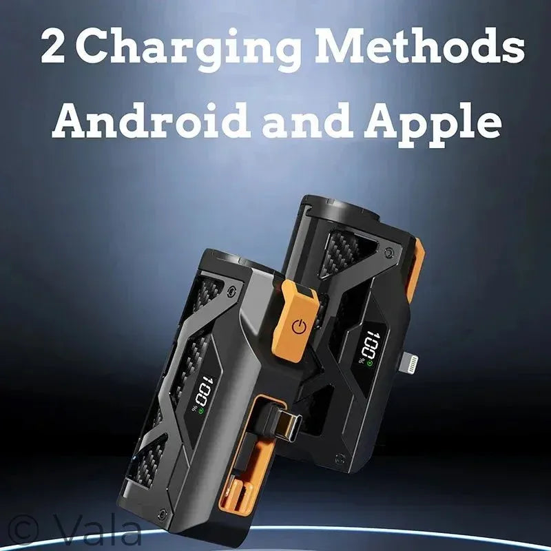 Mini DIY Power Bank Kit – 5000mAh, No Welding, USB-C & Lightning