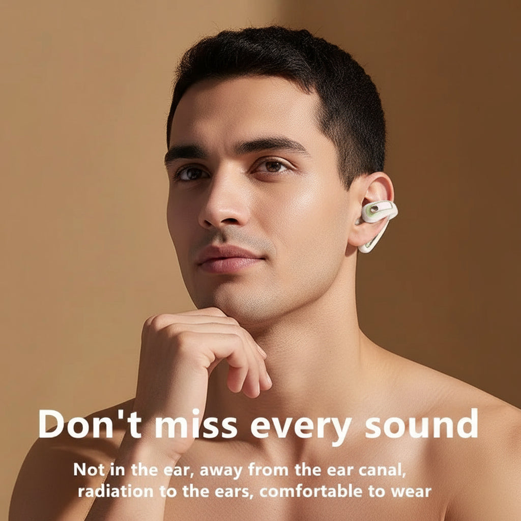 Clip-On Wireless Earphone with Noise Cancellation