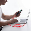 3-in-1 Flowing LED Charging Cable